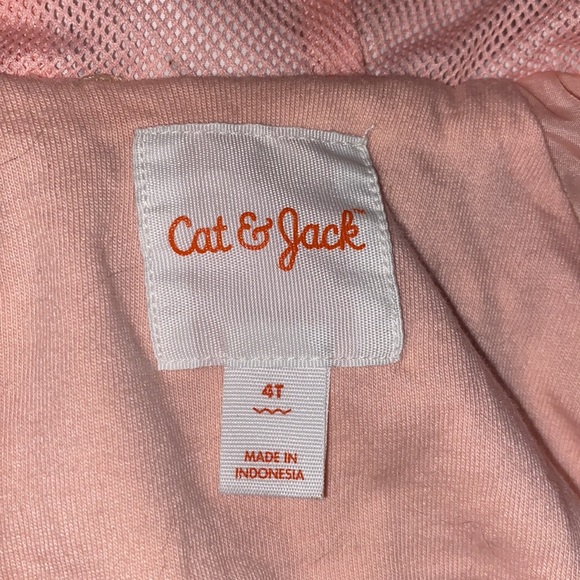 A gold Cat & Jack rain jacket. - Picture 2 of 4